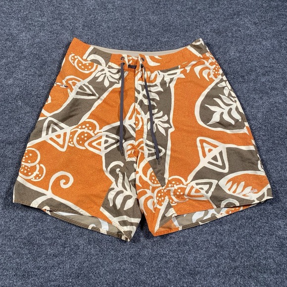 Patagonia Other - Patagonia Wavefarer Board Shorts Mens Size 35 Geometric Floral Abstract Print
